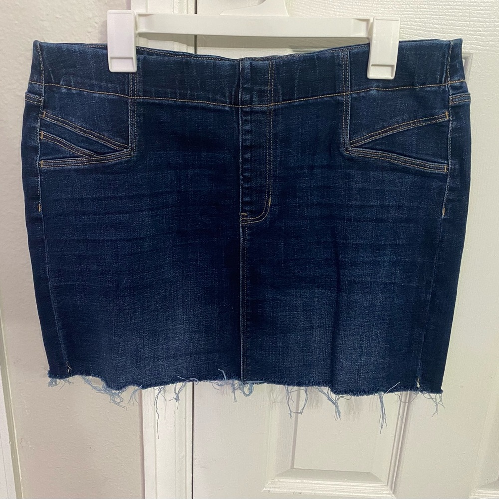Mini Skirt — Stretchy Denim